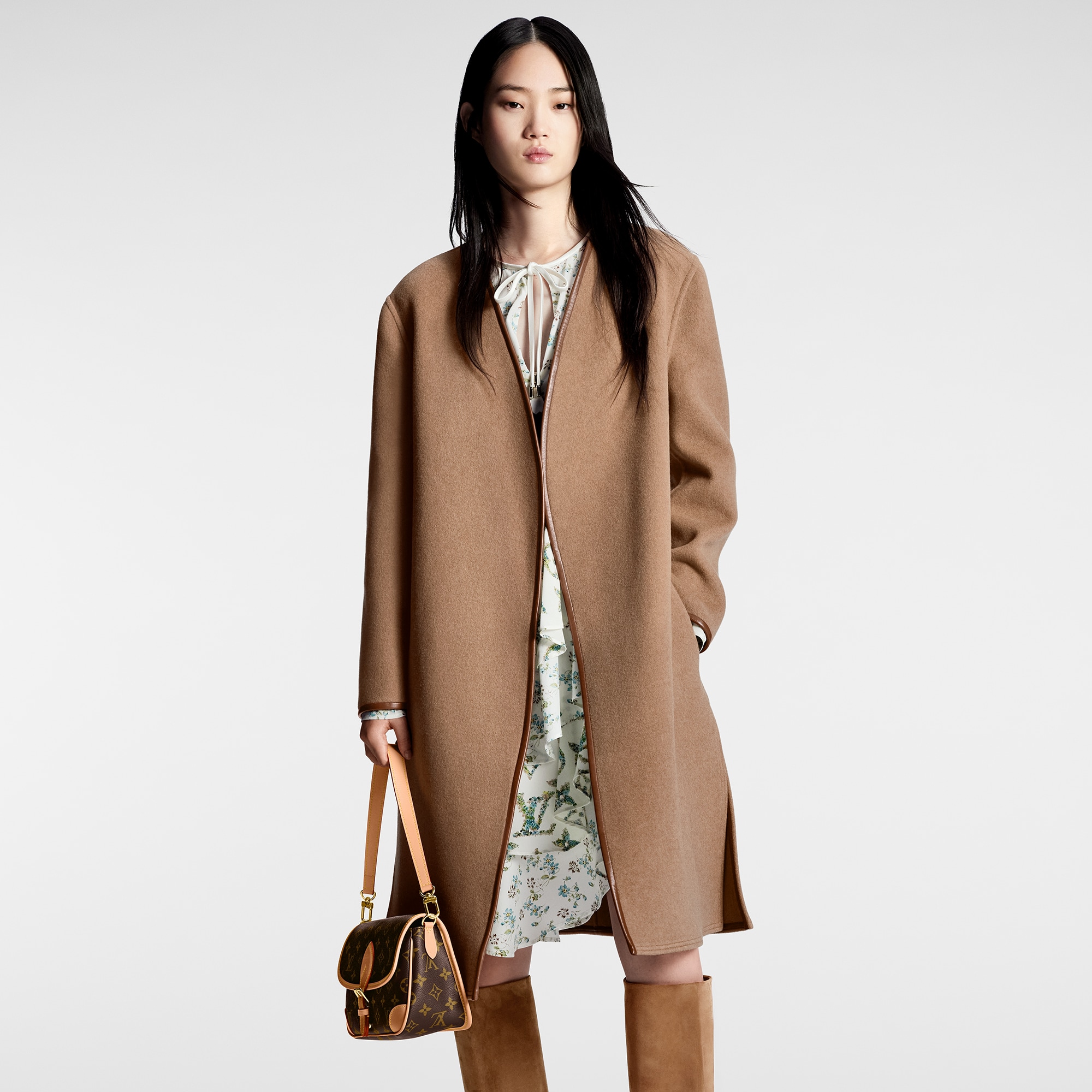 Long Belted Wrap Coat - Women - Ready-to-Wear | LOUIS VUITTON ®